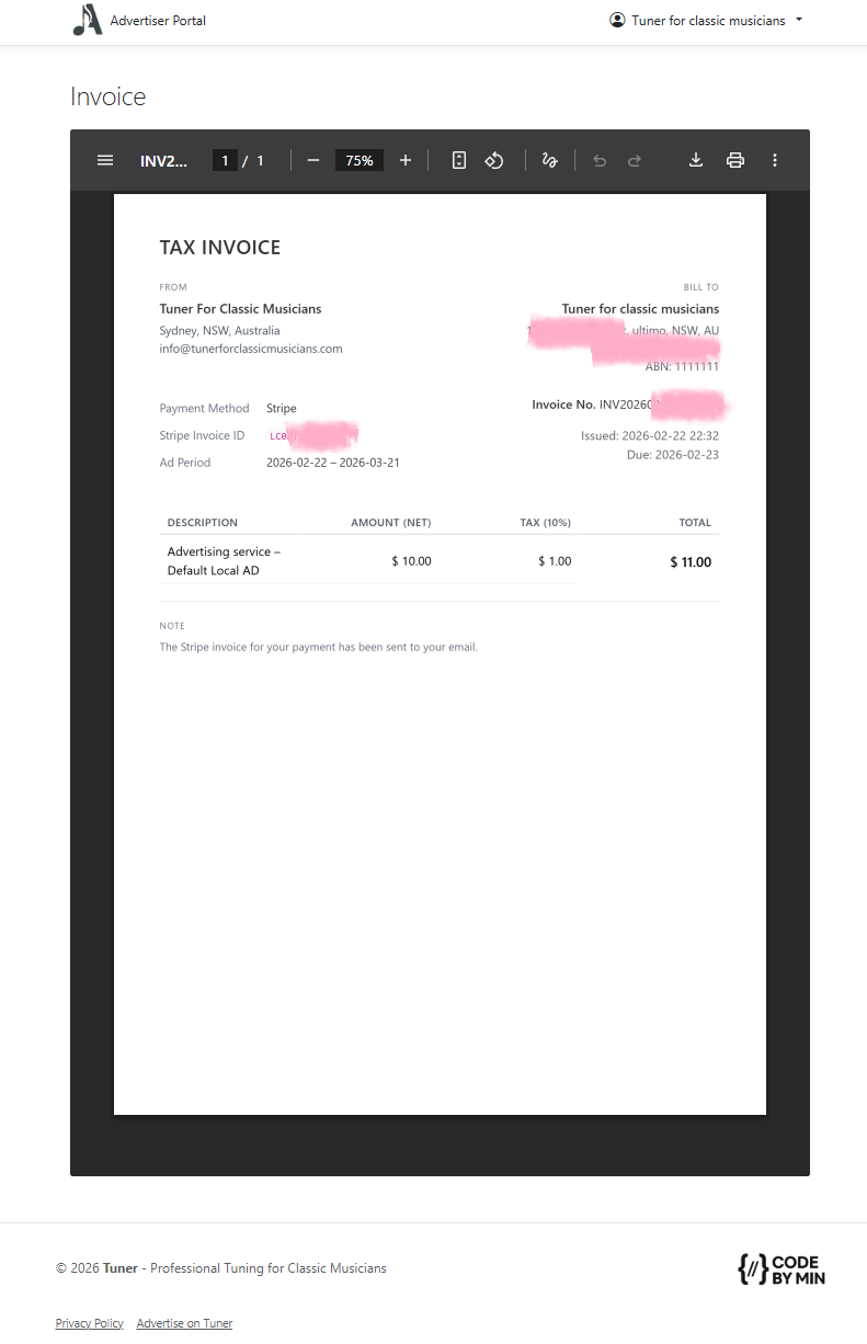 Invoice