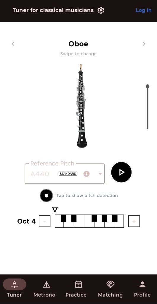 Tuner screen